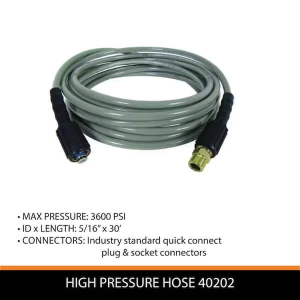 PWACCS Pressure Washer Hose for Power Washer – 3600 PSI Kink Resistant  Pressure Washing Extension Hose 100 FT x 1/4 – Universal Electric Power  Wash