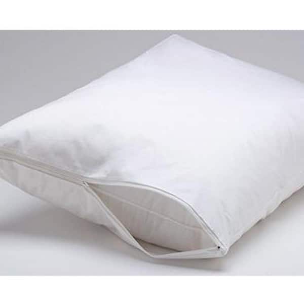 Sentinel King - Evolon Zippered Allergy Pillow Protector - Dust Mite, Bed Bug, and Allergen Proof Encasement