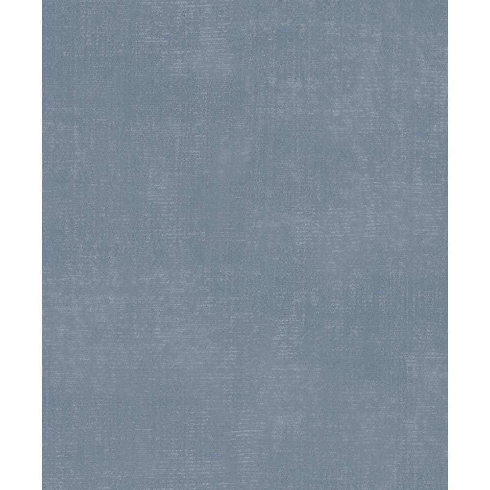 Atmosphere Collection Blue/Silver Metallic Linen Effect Non-Pasted Non-Wove