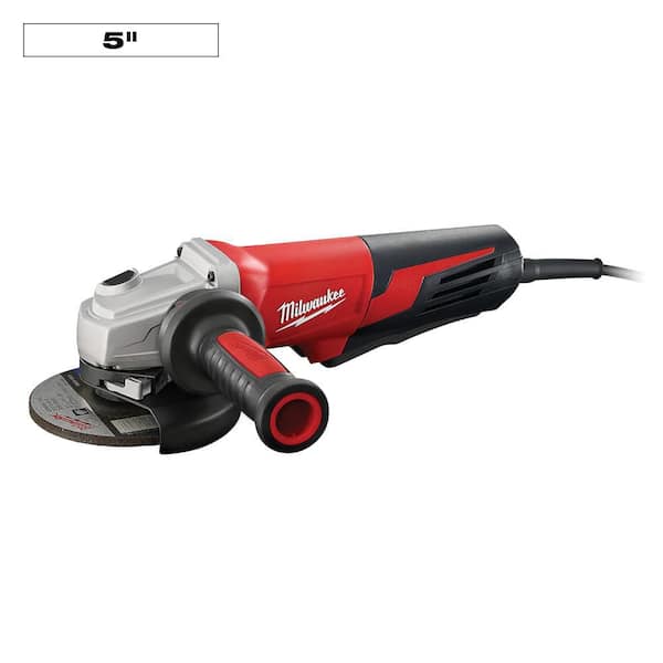 13 Amp 5 in. Small Angle Grinder with Lock-On Paddle Switch