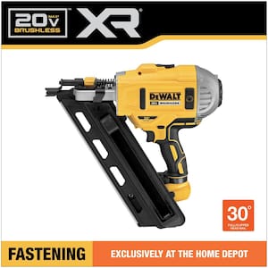 20V MAX XR Lithium-Ion Cordless Brushless 2-Speed 30° Paper Collated Framing Nailer (Tool Only)