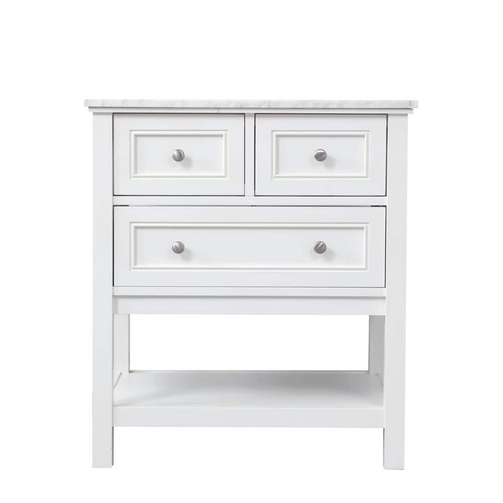 Timeless Home Gina 30 in. W x 22 in. D x 33.75 in. H Single Bathroom Vanity