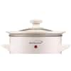 Brentwood 1.5 QT Slow Cooker in White