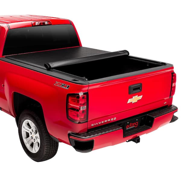 Unbranded Lo Pro Tonneau Cover-14-18 (19 Leg/Lim) Chevy Silverado/GMC Sierra 1500/15-19 2500HD/3500HD 6 ft. 6 in. Bed w/Sport Bar