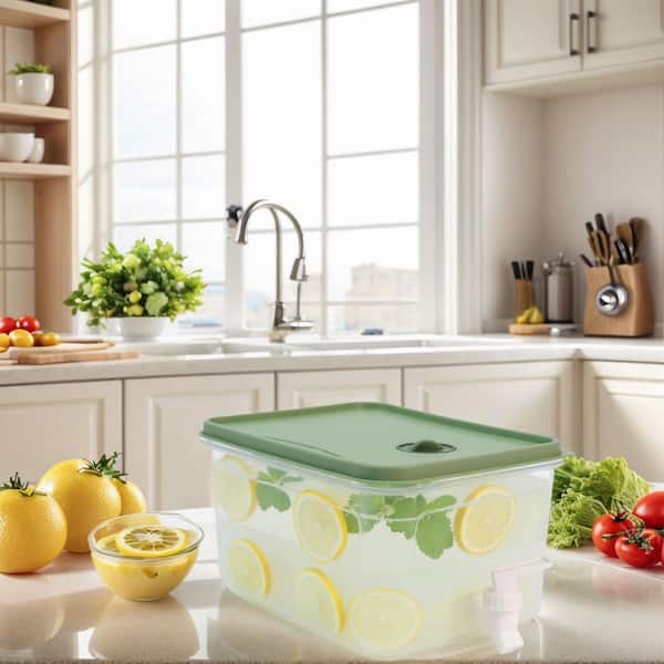 KHKFY Beverage Serveware Plastic Polypropylene 1.19 Gal. Leak