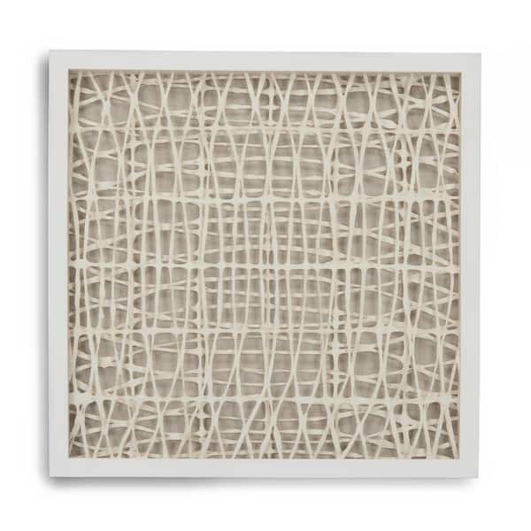 Zentique "Abstract Paper Framed Wall Art"