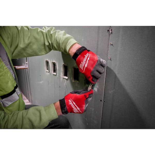 Milwaukee - M18 FUEL Blower, FORGE Starter Kit with Two 8.0 Ah Batteries, Work Gloves, and Safety Glasses Combo