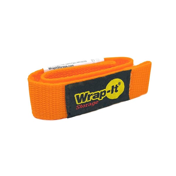 Wrap-It Storage Quick Straps 12 in. Blaze Orange