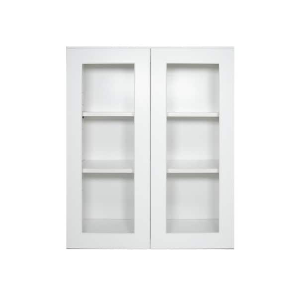 HOMLUX 30 in. W x 12 in. D x 36 in. H in Shaker White Ready to Assemble ...