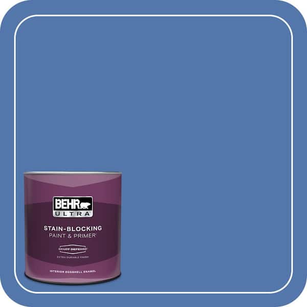 BEHR ULTRA 1 qt. #590B-6 Flying Fish Extra Durable Eggshell Enamel Interior Paint & Primer