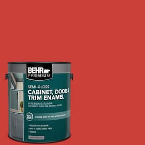 BEHR PREMIUM 1 gal. #P110-7 XOXO Semi-Gloss Enamel Interior/Exterior  Cabinet, Door & Trim Paint 712301 - The Home Depot