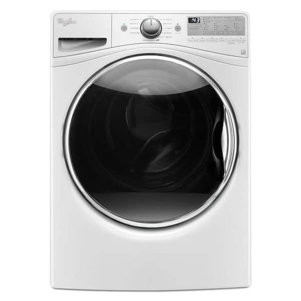 Whirlpool 4.5 cu. ft. High-Efficiency Stackable White Front Load Washing Machine with Steam, ENERGY STAR