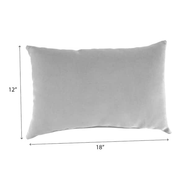 REAGAN Indoor/outdoor White Woven Pillow Cover White Pillow
