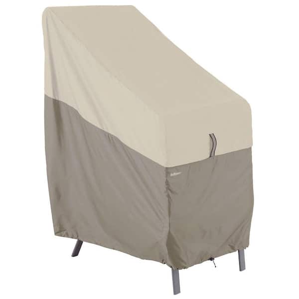 Classic Accessories Belltown Sidewalk Grey Stackable Patio Chair Cover