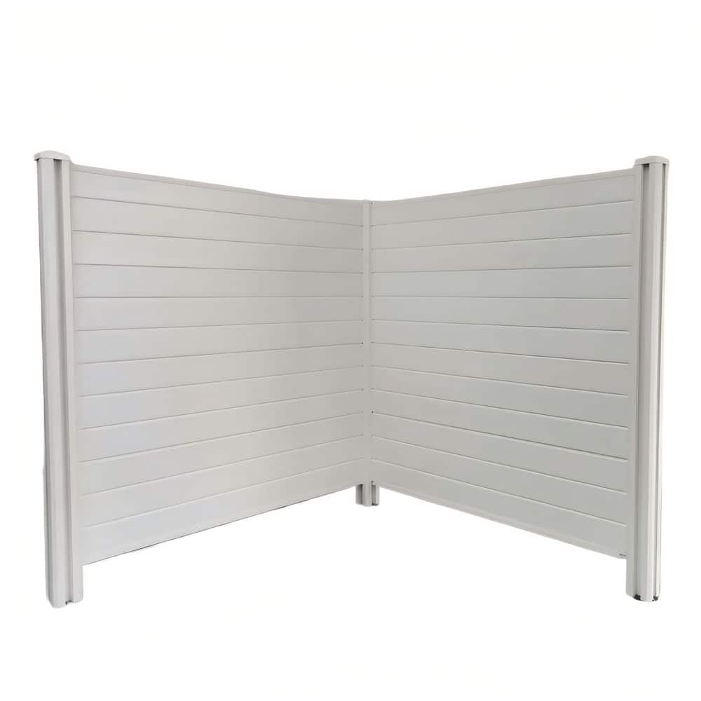 50 in. W x 50 in. H 2-Panels Vinyl Fence Privacy Screen
