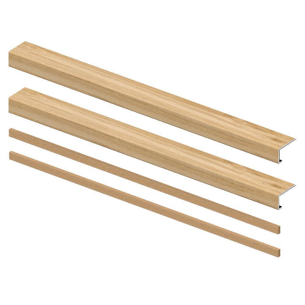 Lakeside Hill Oak 6.5 mm x 46 in. x 4 in. Exact Match Large Square Nose Open Stair Return/Landing Kit (2-Pack) price history on PriceWatchPro