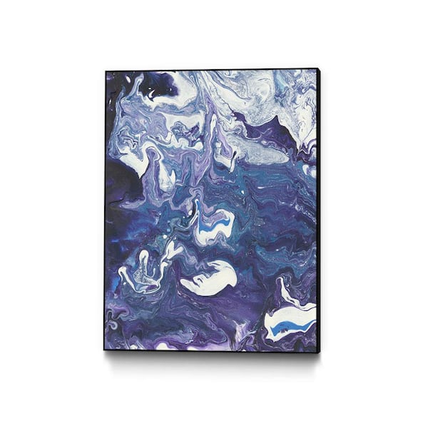 Unbranded 30 in. x 40 in. "Meandering Mulberry I" by Regina Moore Framed Wall Art