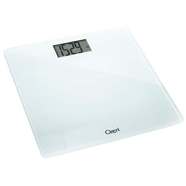 Clinical Anti-Slip Digital Bathroom Scale - White Scale Weighing 200kg  Bathroom