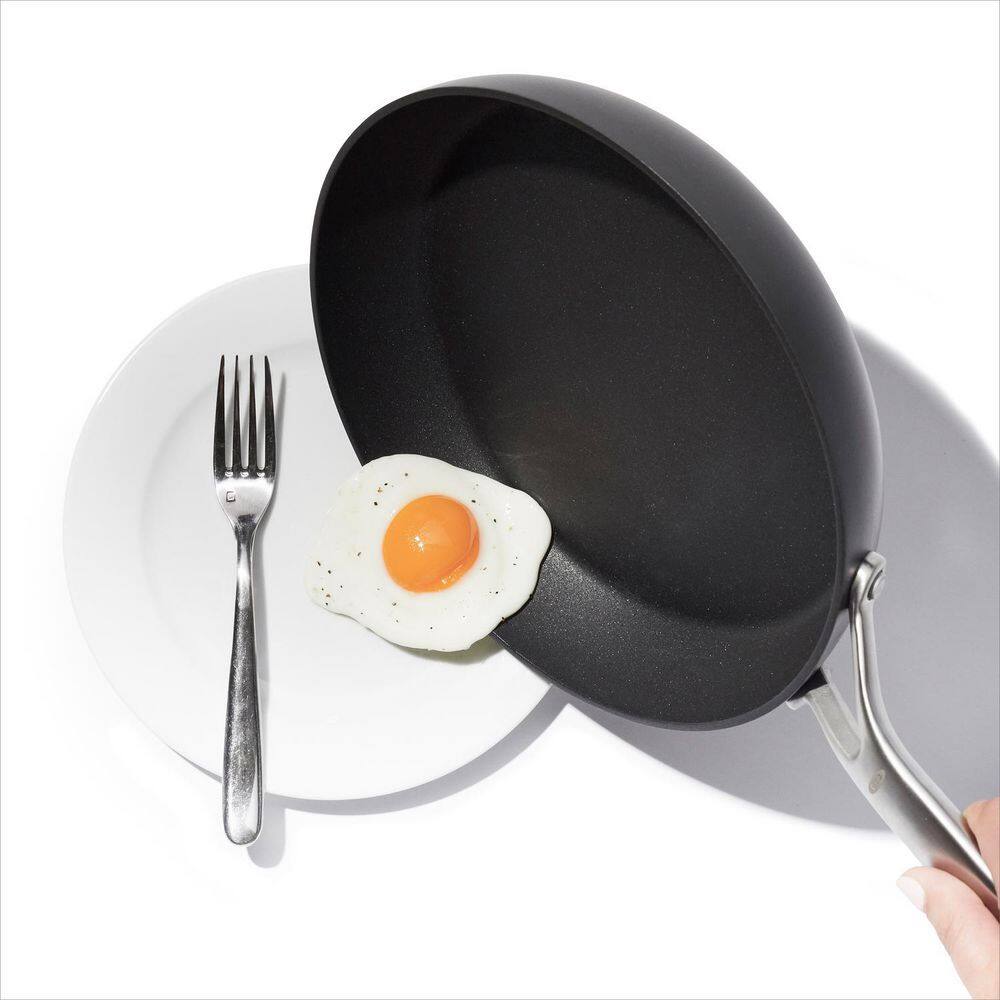 OXO 10-Piece Black Aluminum Non-Stick Cookware Set