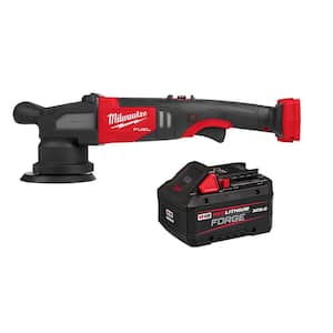 M18 FUEL18V Lithium-Ion Brushless Cordless 15MM DA Polisher w/ 8.0Ah FORGE Battery