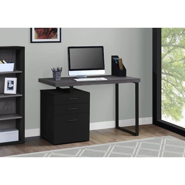 Prepac 48-in Black Modern/Contemporary Computer Desk