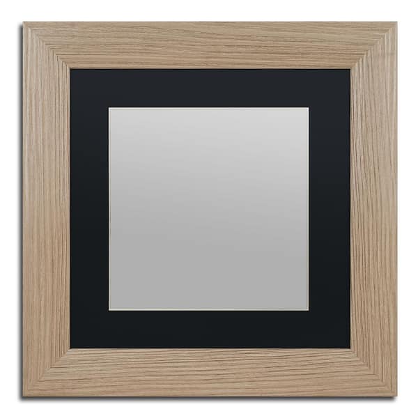 Trademark Fine Art 19.25 in. x 23.25 in. Heavy Duty Birch Wood Frame with Black Mat