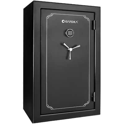 BARSKA 1.83 cu. ft. 4-Gun Tall Biometric Safe, Black Matte AX11652