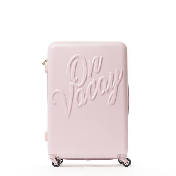 Macbeth Collection On Vacay 29 in. Pink Rolling Luggage Suitcase