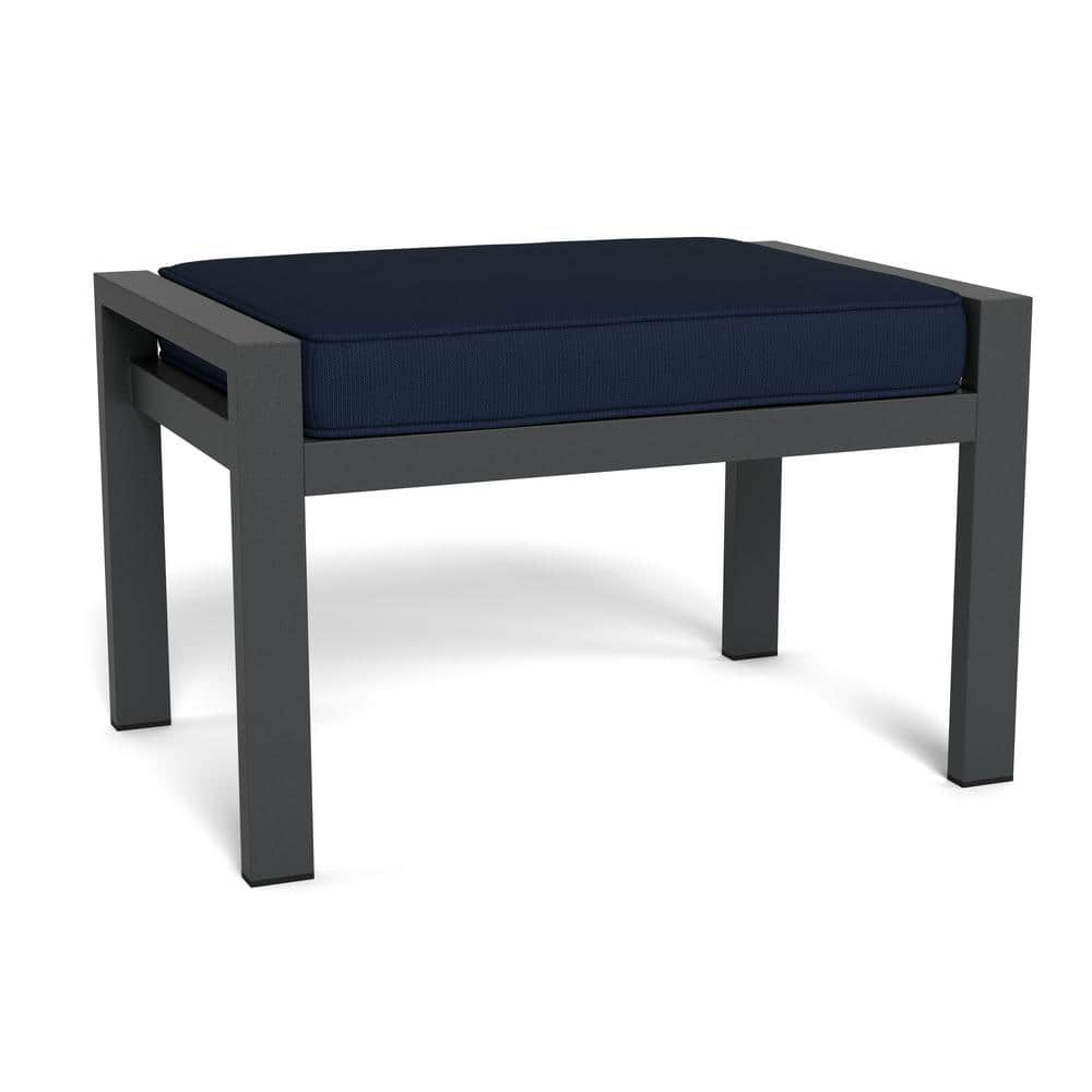 Lakeview Modern Navy Aluminum 5-Piece Outdoor Bistro Set