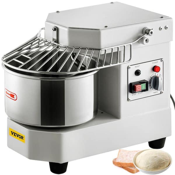Commercial Food Mixer 35-Cups 450W Dual Rotating Dough Kneading Machine Food Processors