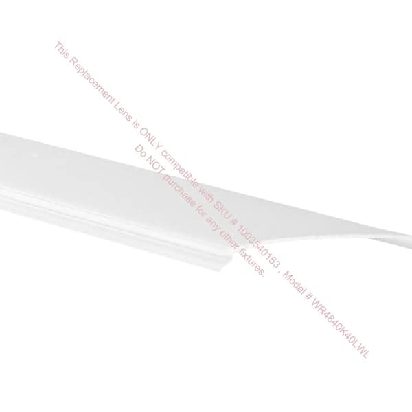 Commercial Electric 4 ft. LED Slim Wrap Light Replacement Lens