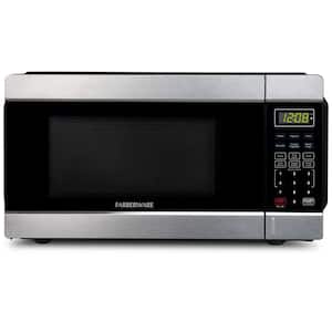 Farberware Classic 1.1 cu. ft. 1000-Watt Countertop Microwave Oven, White  and Platinum FMO11AHTPLB - The Home Depot
