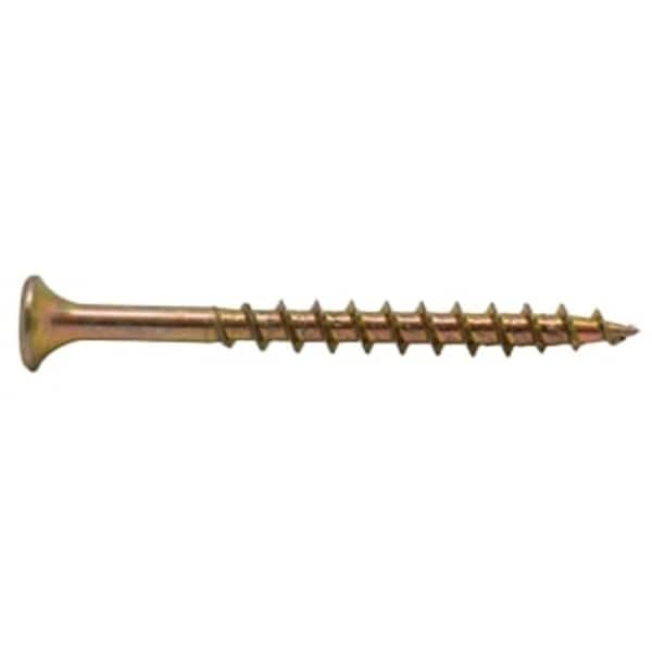 PRO-FIT #8 x 2 in. Torx Drive Bugle Head Coarse Thread Gold Construction Wood Screws 1 lbs. (127-Count)