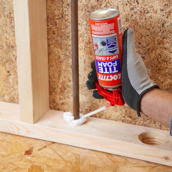 Loctite - TITE FOAM Gaps and Cracks Spray Foam, Bright White, 12 oz. Can, Insulating Spray Foam Sealant