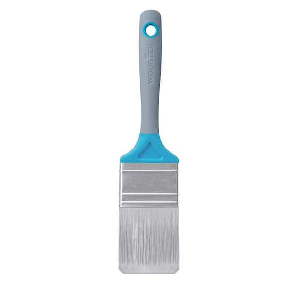 2 in. Flex and Fit Synthetic White China/Polyester Chiseled Rectangle Trim Brush for All Paints