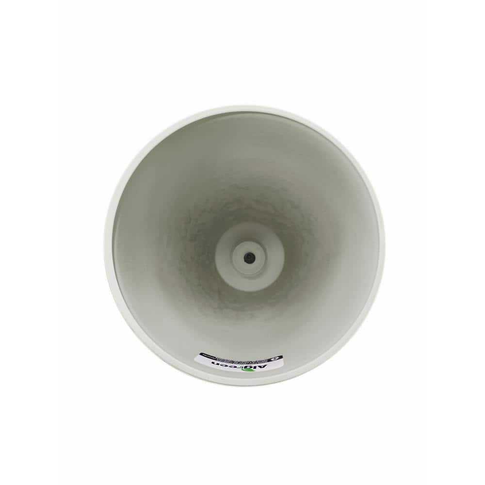 White 20.5" Weather-Resistant Round Outdoor Planter