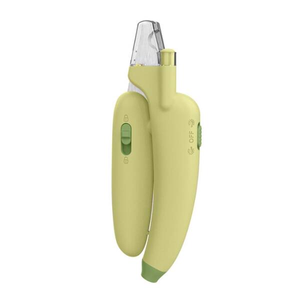 Wellco Pet Nail Clippers with LED light to shine blood line for dogs and cats Nail Trimming Tool, Green