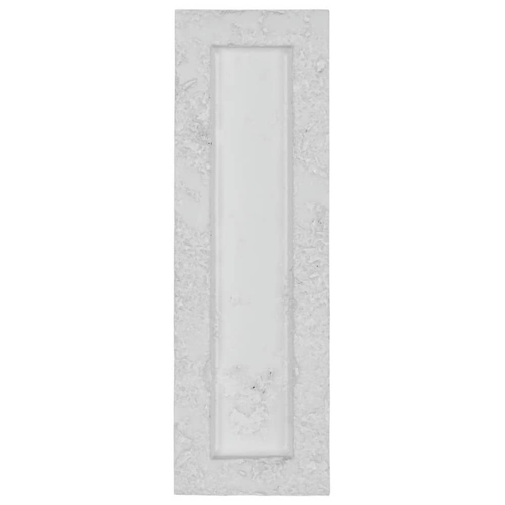 Marlow Antique White 3.14 in. x 0.75 in. 3D Textured Matte Ceramic Wall Tile Sample price history on PriceWatchPro