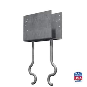 CCQM Hot-Dip Galvanized Column Cap for 3-5/8 in. Beam, with Strong-Drive SDS Screws