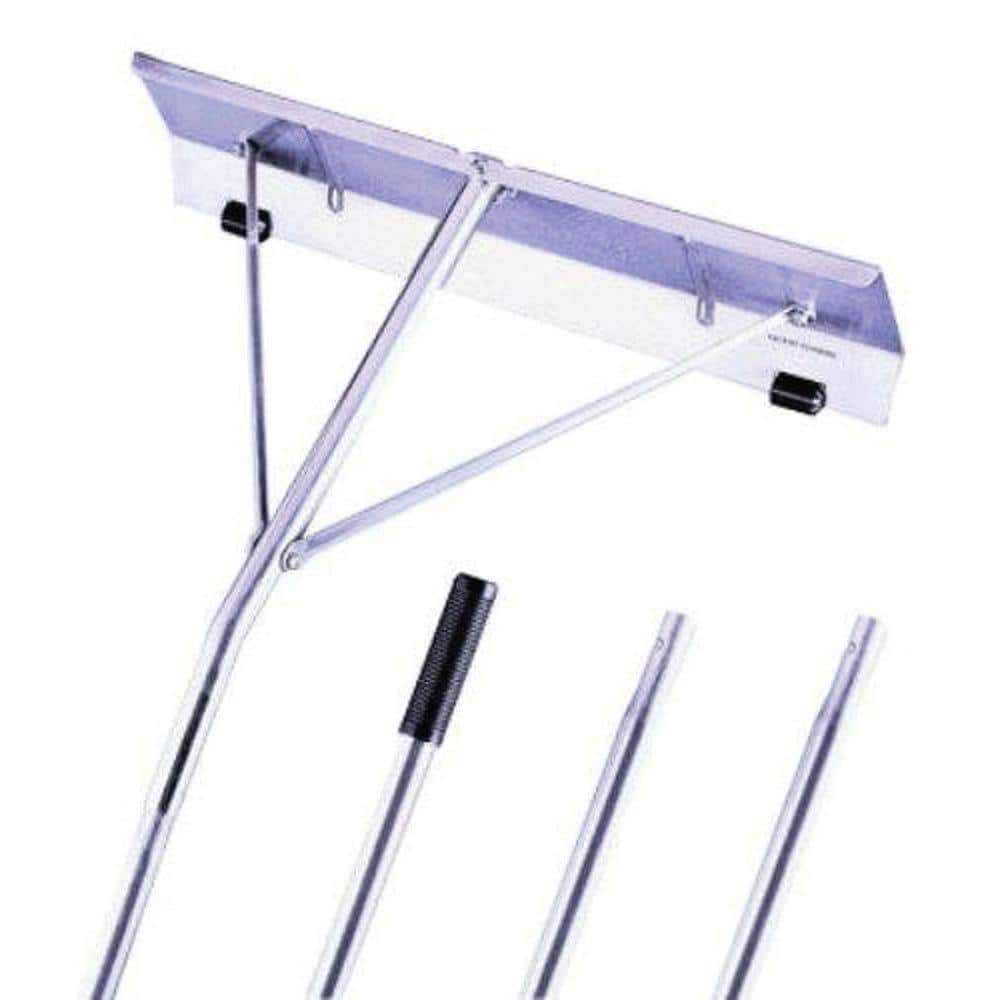 Garelick Aluminum Snow Roof Rake with 24 in. Blade 21 ft. 89421G The Home Depot