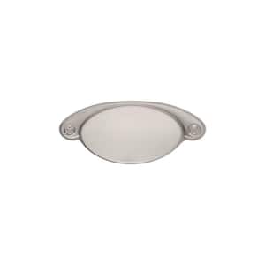 Ovaline 2-1/4 in. Center-to-Center Satin Nickel Cup Pull