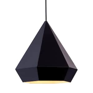 Forecast 133.5 in. H Black Shaded Pendant Ceiling Lamp