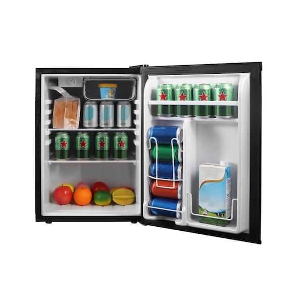 emerson black mini fridge