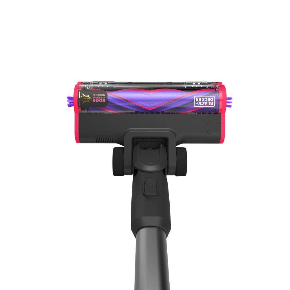 Black Convertible Cordless Stick Vacuum with LED Floor Lights