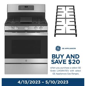 30 in. 5 Burner Freestanding Gas Range in Black with Standard Cooking