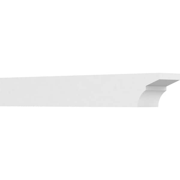 Ekena Millwork 6 in. x 6 in. x 42 in. Standard Monterey Architectural Grade PVC Rafter Tail Brace