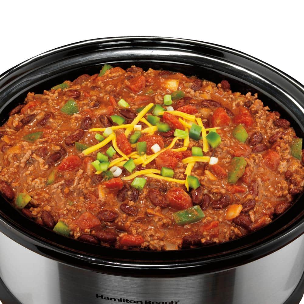 Hamilton Beach 7 Quart Stainless Steel Programmable Slow Cooker