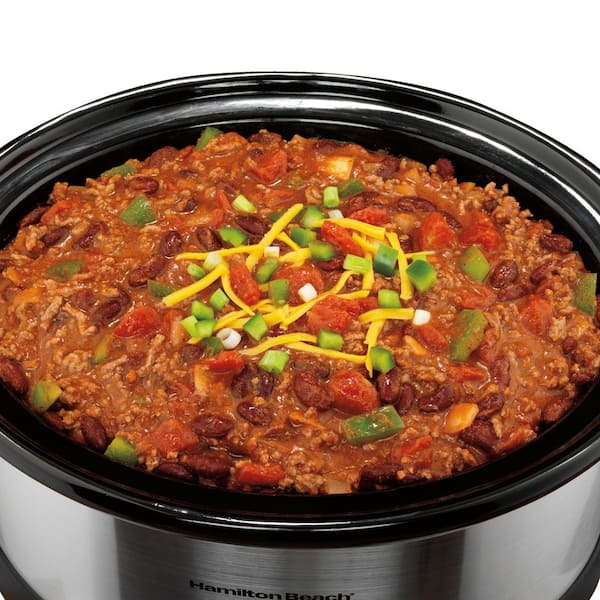 7 Qt. Programmable Stainless Steel Slow Cooker with Built-In Timer and Temperature Settings