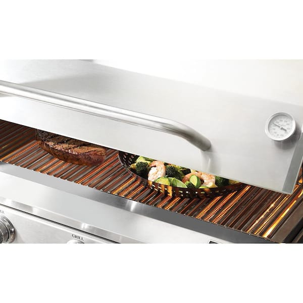 Camerons BBQ Grill Topper Grilling Pans (Set of 2) - Non-Stick Barbecue  Trays w Stainless Steel Handles- Indoor Outdoor use for Meat, Vegetables 