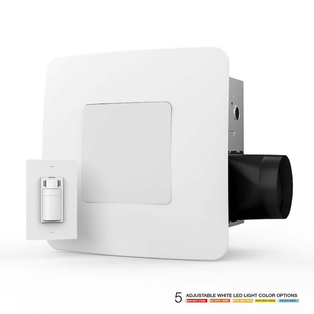 ReVent 110 CFM Ceiling/Wall Easy Roomside Installation Bathroom/Bath